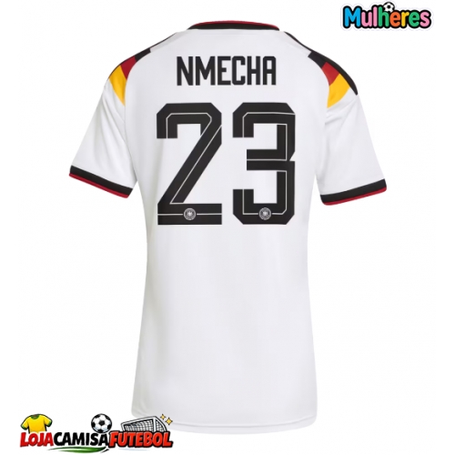 Camisa de Futebol Alemanha Felix Nmecha #23 Equipamento Principal Mulheres Mundo 2026 Manga Curta